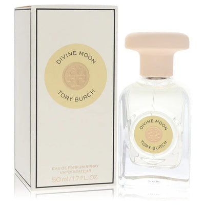 An image displaying Tory Burch Divine Moon by Tory Burch Eau De Parfum Spray 1.7 oz for Women by Tory Burch