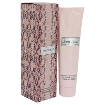 An image displaying Jimmy Choo by Jimmy Choo Body Lotion 5 oz for Women by Jimmy Choo
