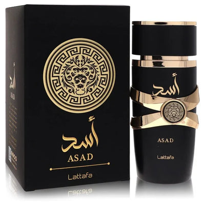 An image displaying Lattafa Asad by Lattafa Eau De Parfum Spray 3.4 oz for Women by Lattafa