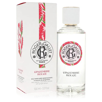 An image displaying Roger & Gallet Gingembre Rouge by Roger & Gallet Fresh Fragrant Water Spray 3.3 oz for Women by Roger & Gallet
