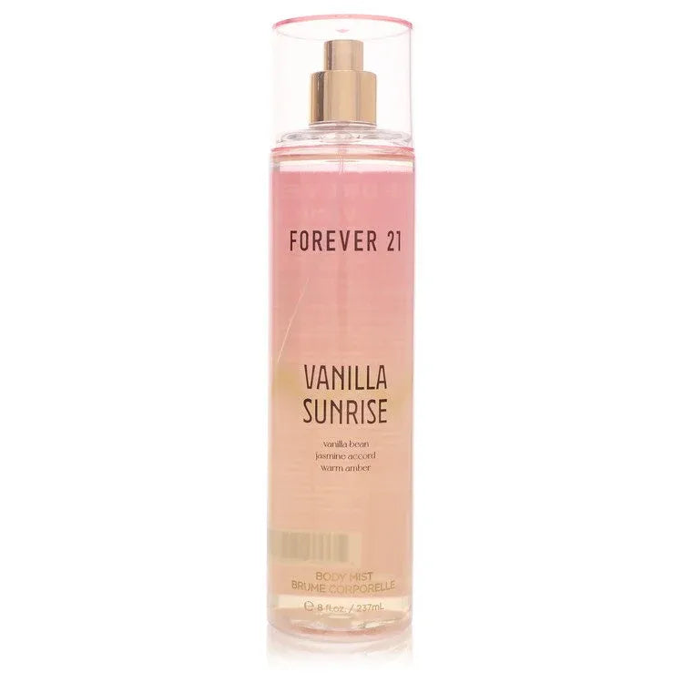 An image displaying Forever 21 Vanilla Sunrise by Forever 21 Body Mist 8 oz for Women by Forever 21