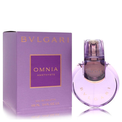 An image displaying Omnia Amethyste by Bvlgari Eau De Toilette Spray 3.4 oz for Women by Bvlgari