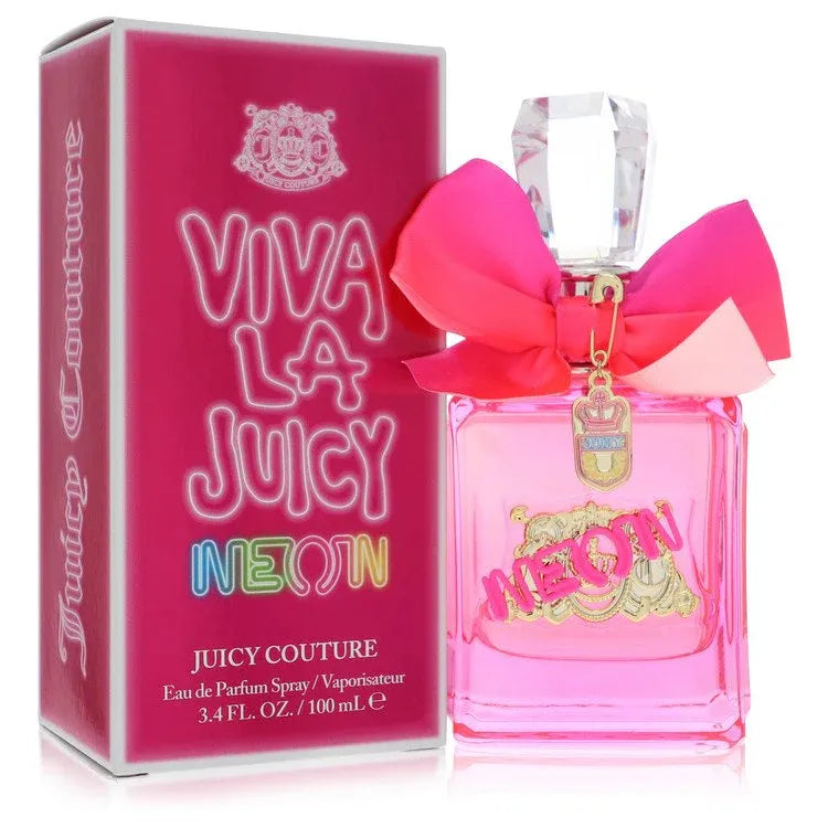 An image displaying Viva La Juicy Neon by Juicy Couture Eau De Parfum Spray 3.4 oz for Women by Juicy Couture