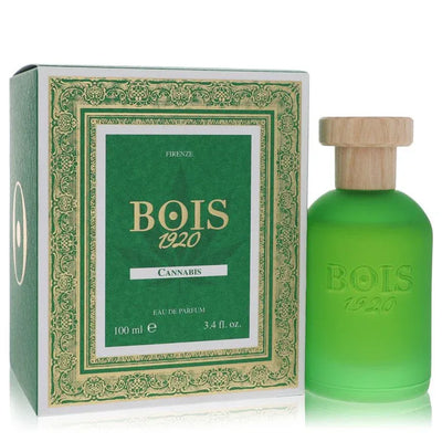 An image displaying Bois 1920 Cannabis by Bois 1920 Eau De Parfum Spray 3.4 oz for Men by Bois 1920