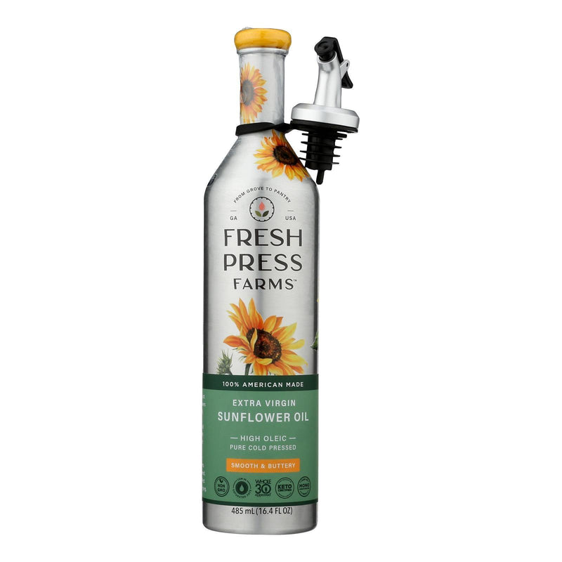 Fresh Press Farms - Sunflower Oil Extra Virgn - Case Of 6-16.4 Ounce