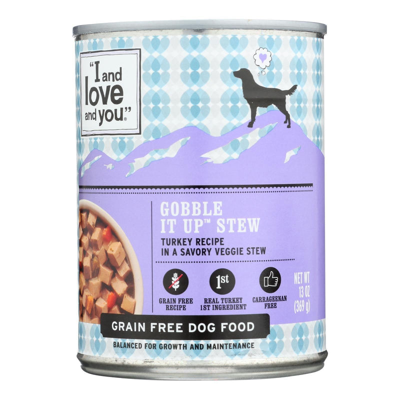 I And Love And You Gobble It Up Stew - Wet Food - Case Of 12 - 13 Ounce