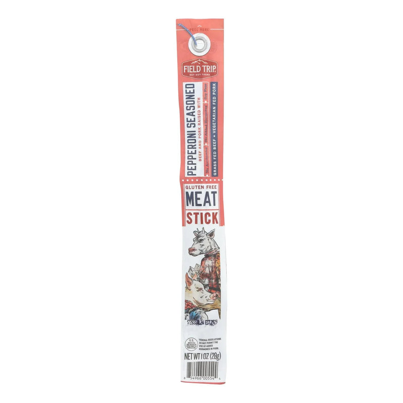 Field Trip Stick - Pepperoni Seasoned  - Case Of 24 - 1 Ounce.