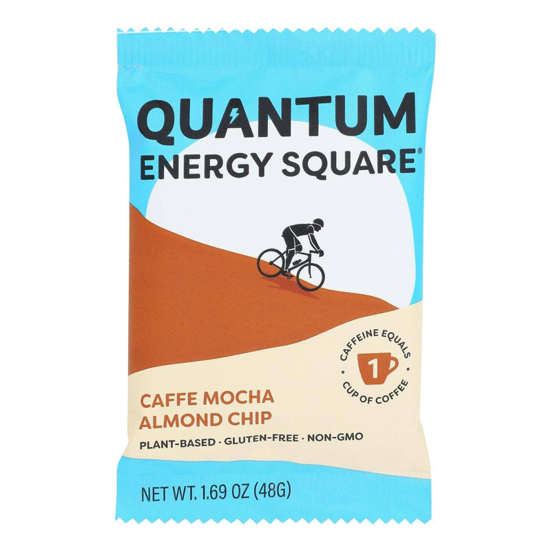 An image displaying Quantum Energy Squares - Bar Caffe Mocha Almd Chip - Case Of 8-1.69 Ounce by Quantum Energy Squares