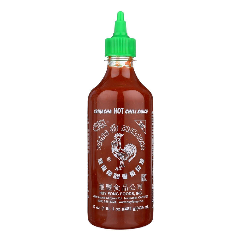 Huy Fong Hot Chili Sauce - Sriracha - Case Of 12 - 17 Ounce