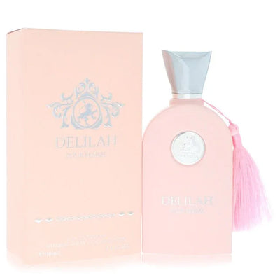 An image displaying Maison Alhambra Delilah by Maison Alhambra Eau De Parfum Spray 3.4 oz for Women by Maison Alhambra