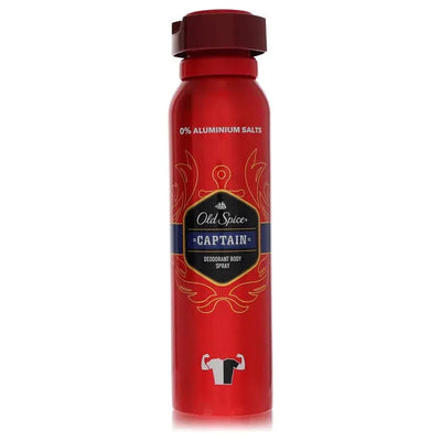 An image displaying Old Spice Captain by Old Spice Deodorant Spray 5 oz for Men by Old Spice