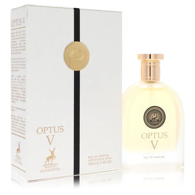 An image displaying Maison Alhambra Optus V by Maison Alhambra Eau De Parfum Spray 3.4 oz for Women by Maison Alhambra