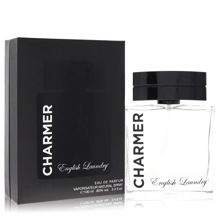 An image displaying English Laundry Charmer by English Laundry Eau De Parfum Spray 3.4 oz for Men by English Laundry