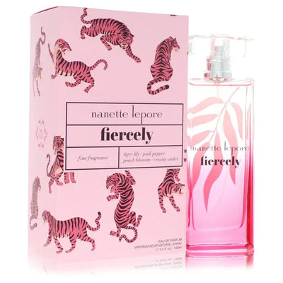 An image displaying Nanette Lepore Fiercely by Nanette Lepore Eau De Parfum Spray 3.4 oz for Women by Nanette Lepore