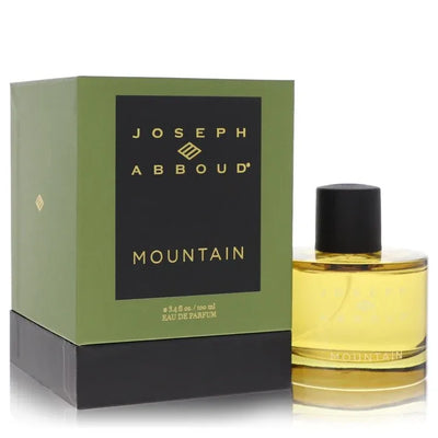 An image displaying Joseph Abboud Mountain by Joseph Abboud Eau De Parfum Spray 3.4 oz for Men by Joseph Abboud