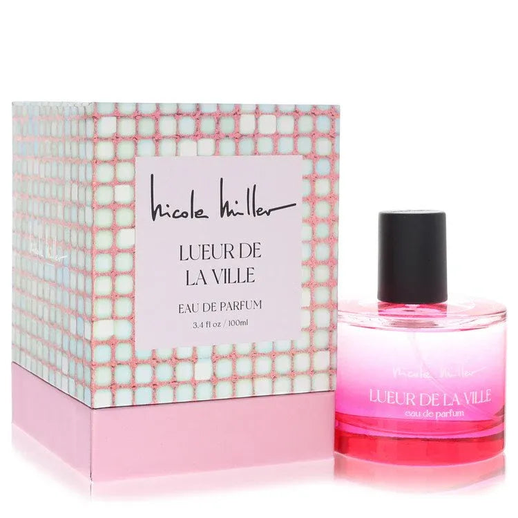 An image displaying Nicole Miller Luer De La Ville by Nicole Miller Eau De Parfum Spray 3.4 oz for Women by Nicole Miller