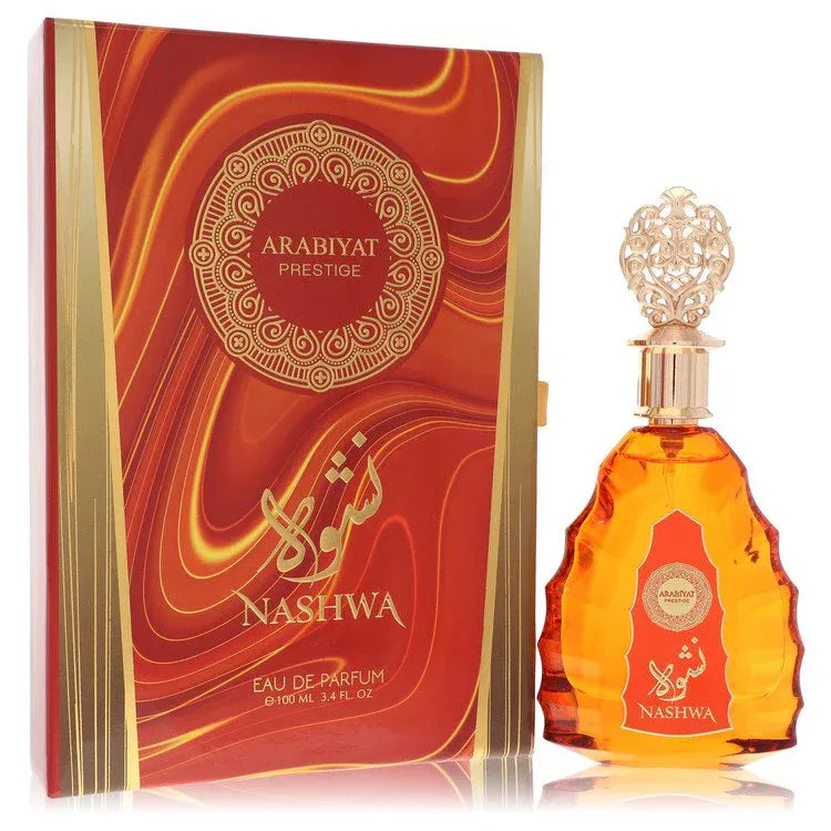 An image displaying Arabiyat Prestige Nashwa by Arabiyat Prestige Eau De Parfum Spray 3.4 oz for Men by Arabiyat Prestige