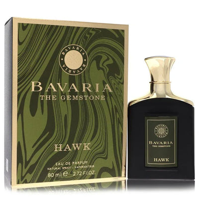 An image displaying Bavaria The Gemstone Hawk by Fragrance World Eau De Parfum Spray 2.7 oz for Men by Fragrance World