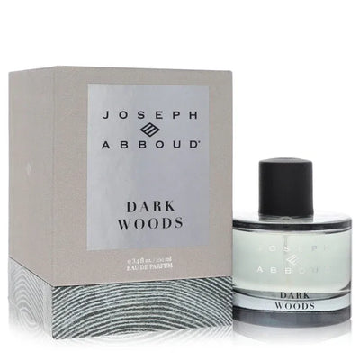 An image displaying Joseph Abboud Dark Woods by Joseph Abboud Eau De Parfum Spray 3.4 oz for Men by Joseph Abboud