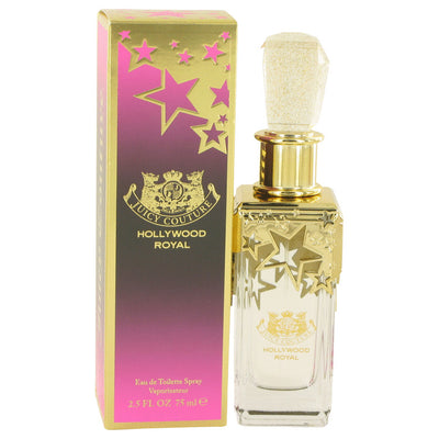 An image displaying Juicy Couture Hollywood Royal by Juicy Couture Eau De Toilette Spray 1.4 oz for Women by Juicy Couture