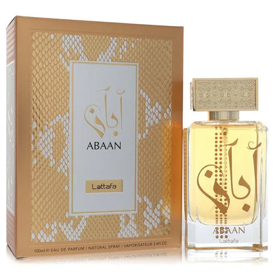 An image displaying Lattafa Abaan by Lattafa Eau De Parfum Spray 3.4 oz for Men by Lattafa