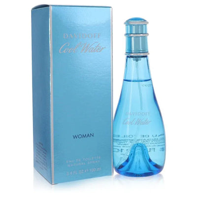 An image displaying Cool Water by Davidoff Eau De Parfum Spray 1.7 oz for Women by Davidoff