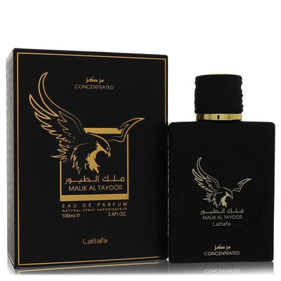 An image displaying Lattafa Malik Al Tayoor by Lattafa Eau De Parfum Spray 3.4 oz for Men by Lattafa