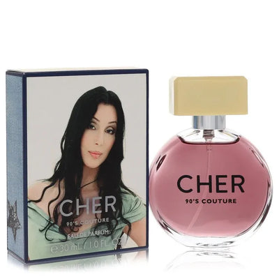 An image displaying Cher Decades 90'S Couture by Cher Eau De Parfum Spray 1 oz for Women by Cher
