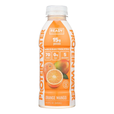 An image displaying Ready Water - Water Protein Orange Mango - Case Of 12-16.9 Ounce by Ready
