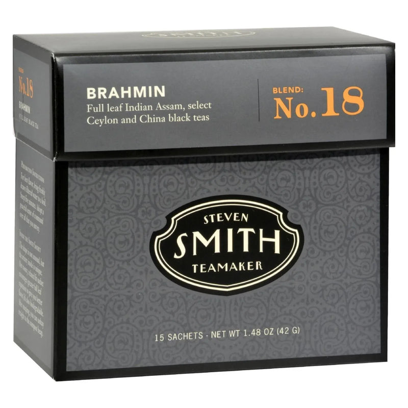 An image displaying Smith Teamaker Black Tea - Brahmin - Case Of 6 - 15 Bags by Smith Teamaker