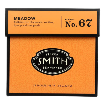 An image displaying Smith Teamaker Herbal Tea - Meadow - Case Of 6 - 15 Bags by Smith Teamaker