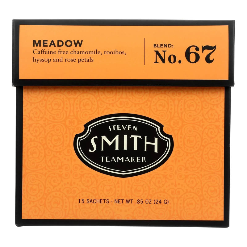 An image displaying Smith Teamaker Herbal Tea - Meadow - Case Of 6 - 15 Bags by Smith Teamaker
