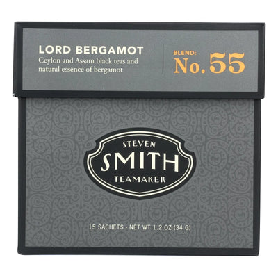 An image displaying Smith Teamaker Black Tea - Lord Bergamot - Case Of 6 - 15 Bags by Smith Teamaker