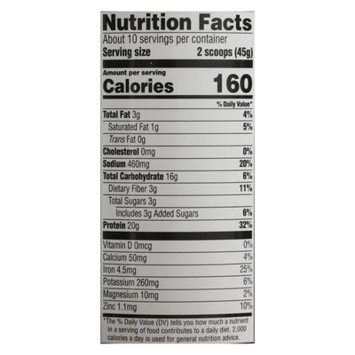An image displaying Evolve Real Plant-powered Classic Chocolate Flavor Protein Powder - 1 Each - 16 Ounce by Evolve