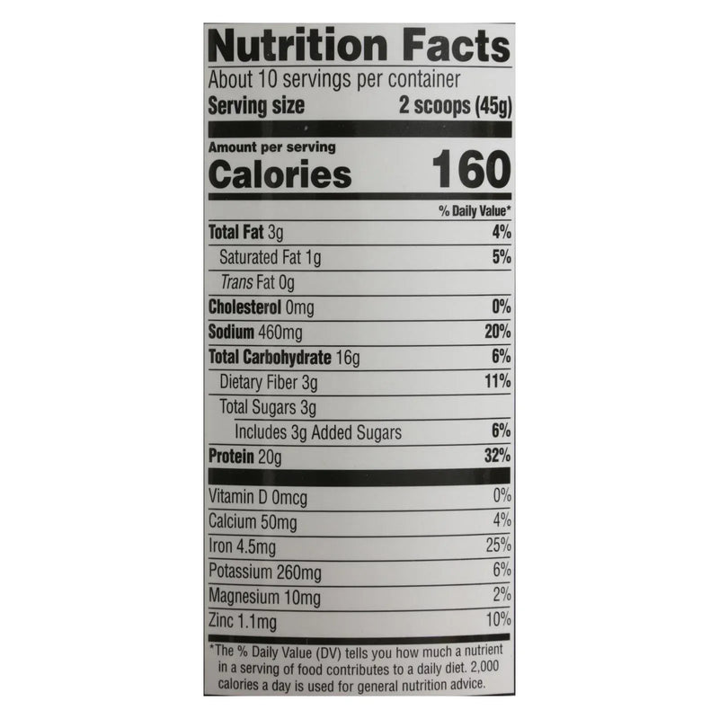 An image displaying Evolve Real Plant-powered Classic Chocolate Flavor Protein Powder - 1 Each - 16 Ounce by Evolve