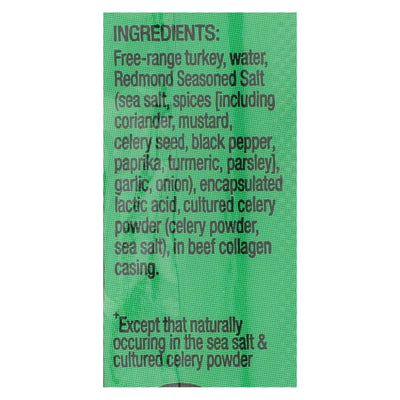 Nick's Sticks Snack Sticks - Turkey - Case Of 25 - 1.7 Oz. - Orca Market