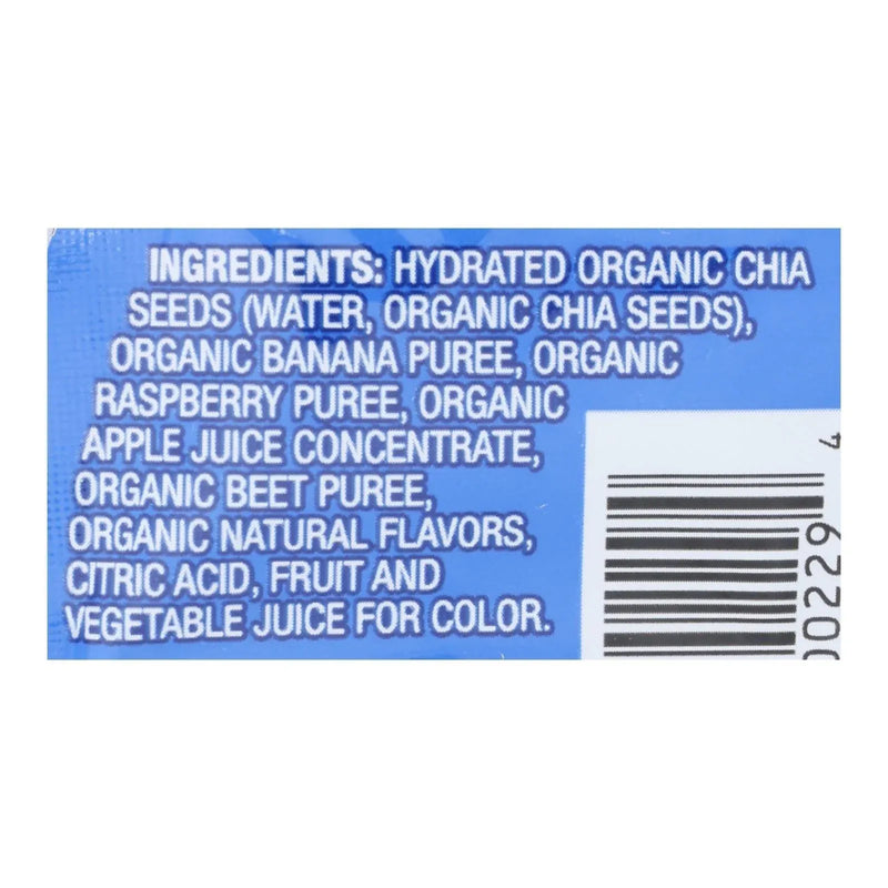 An image displaying Mamma Chia Wild Raspberry Organic Vitality Snack - Case Of 16 - 3.5 Ounce by Mamma Chia