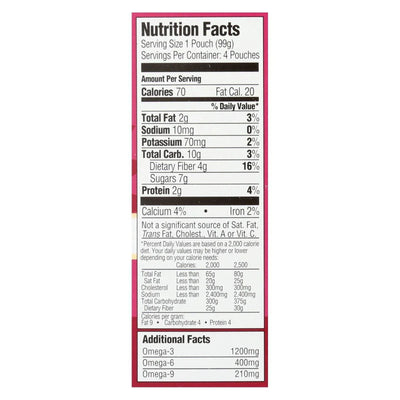 An image displaying Mamma Chia Organic Squeeze Vitality Snack - Strawberry Banana - Case Of 6 - 3.5 Ounce by Mamma Chia