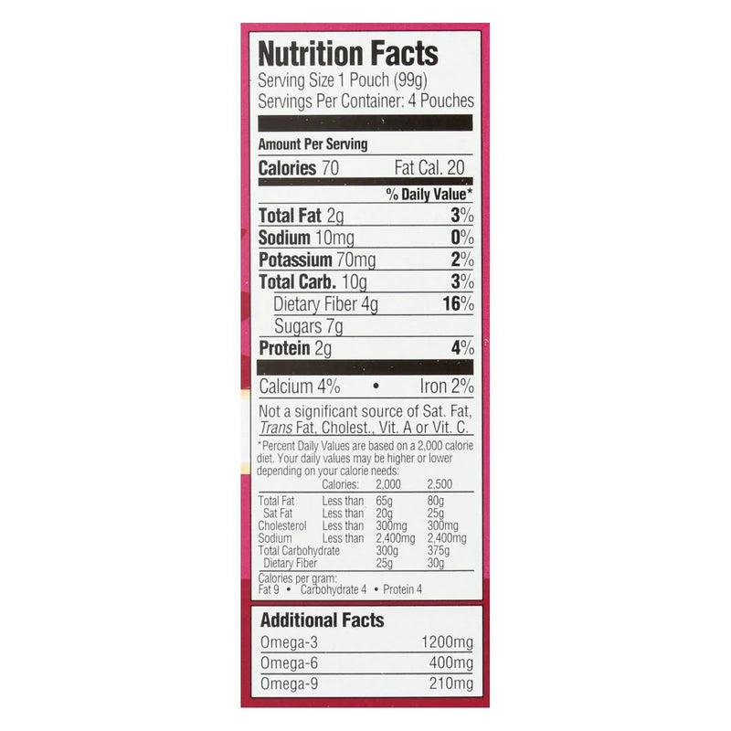 An image displaying Mamma Chia Organic Squeeze Vitality Snack - Strawberry Banana - Case Of 6 - 3.5 Ounce by Mamma Chia
