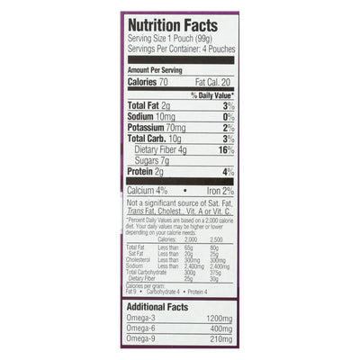 An image displaying Mamma Chia Squeeze Vitality Snack - Blackberry Bliss - Case Of 6 - 3.5 Ounce by Mamma Chia
