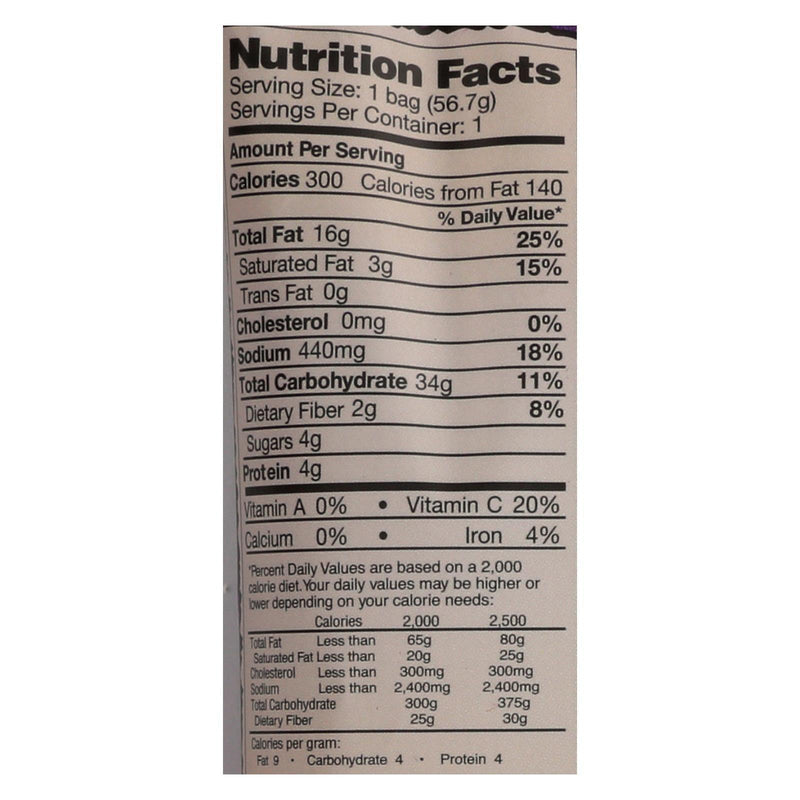 Dirty Chips - Potato Chips - Salt And Vinegar - Case Of 25 - 2 Oz. - Orca Market