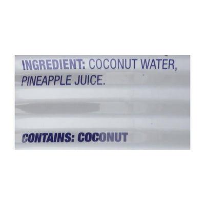 C2o Coconut Water With Pineapple Juice And Coconut Pulp - Case Of 12 - 17.5 Fz - Orca Market