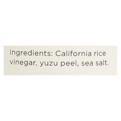 An image displaying O® California Yuzu Rice Vinegar - Case Of 6 - 10.1 Ounce by O Olive Oil
