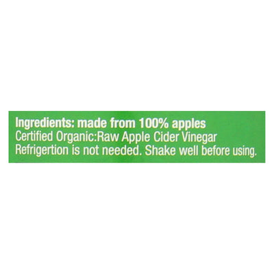 Zoe - Apple Cider Vinegar - Case Of 6 - 17 Fl Oz. - Orca Market