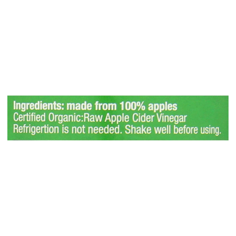 Zoe - Apple Cider Vinegar - Case Of 6 - 17 Fl Oz. - Orca Market