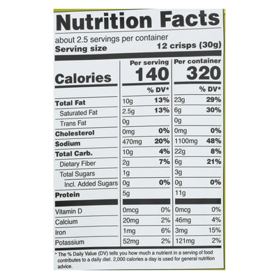 Hippie Snacks - Avocado Crsps Guacamole - Case Of 8-2.5 Oz - Orca Market