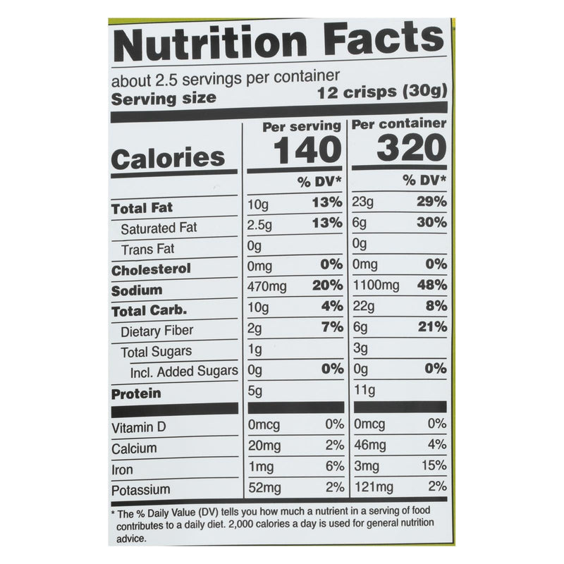 Hippie Snacks - Avocado Crsps Guacamole - Case Of 8-2.5 Oz - Orca Market