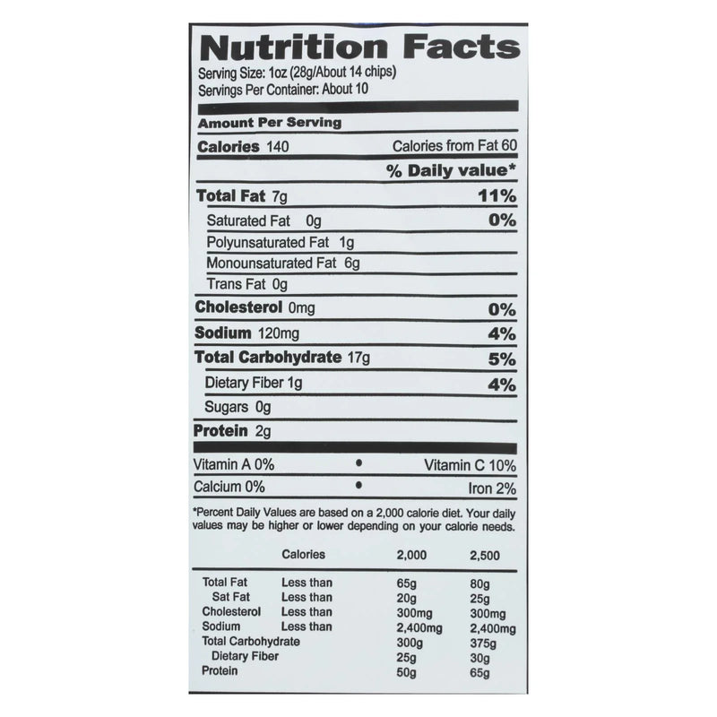 Boulder Canyon Natural Foods - Chips Ktl Cnct Avo S Salt - Case Of 12 - 10.00 Ounce