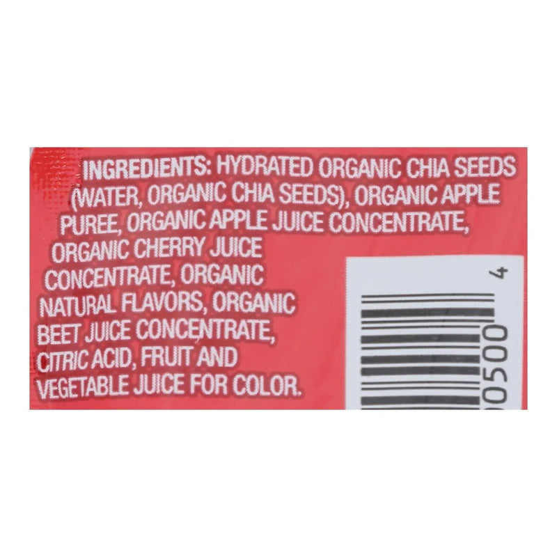 An image displaying Mamma Chia Organic Chia Squeeze - Cherry Beet - Case Of 16 - 3.5 Ounce by Mamma Chia