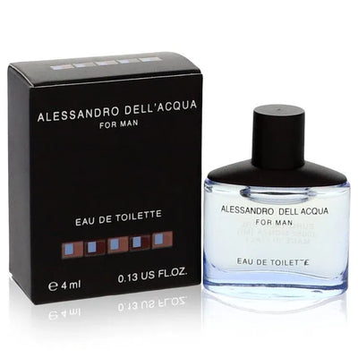 An image displaying ALESSANDRO DELL AcqUA by Alessandro Dell Acqua Mini EDT Spray .13 oz for Men by Alessandro Dell Acqua